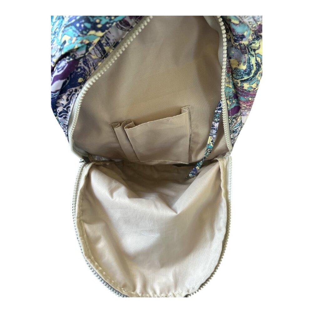 Kipling Challenger Marble Print Backpack - image 8